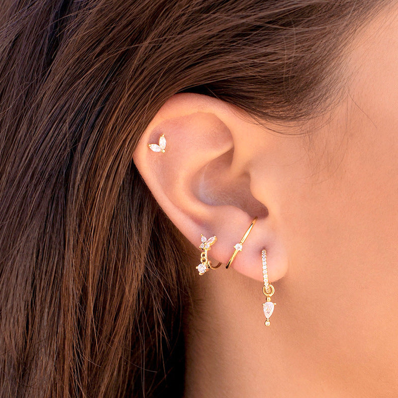 Sparkling Zirconia Earring