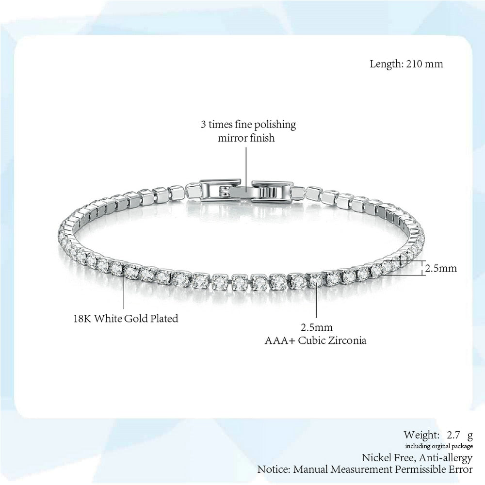 Multicolor Tennis Bracelet