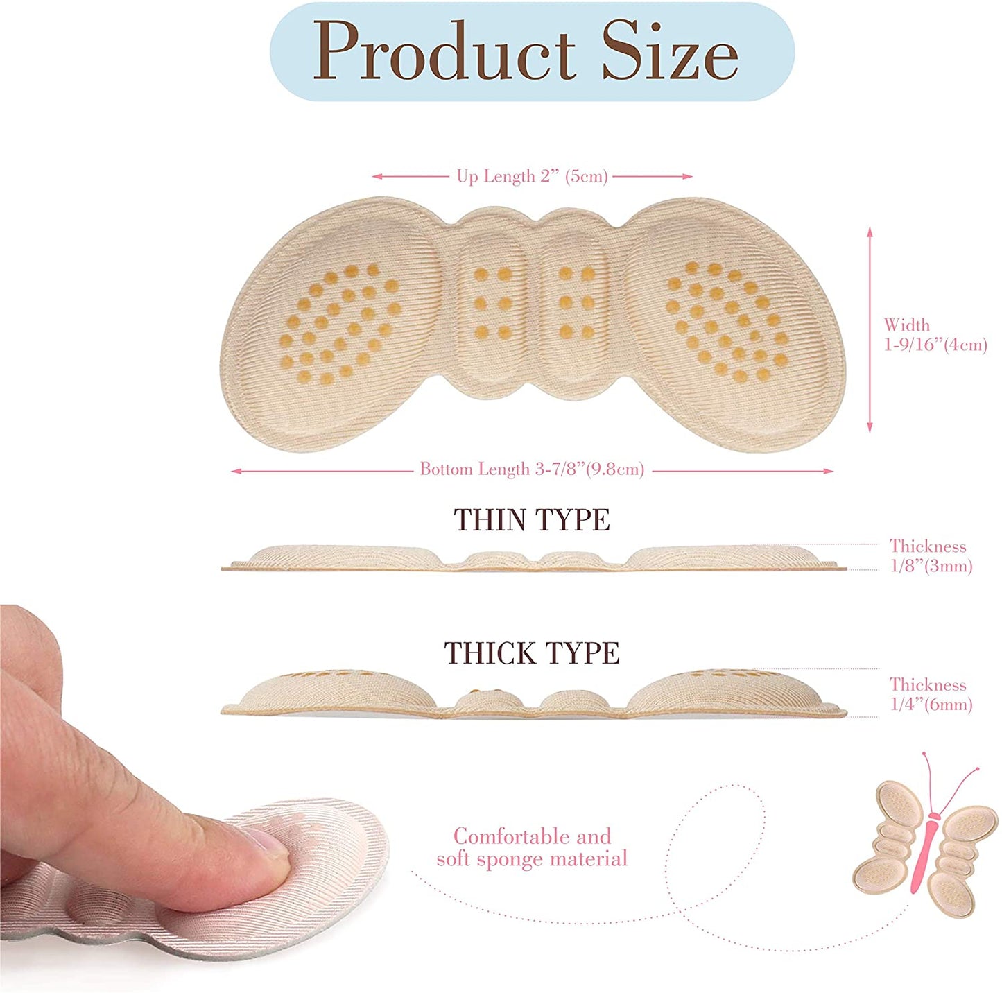 Comfort Heel Cushions
