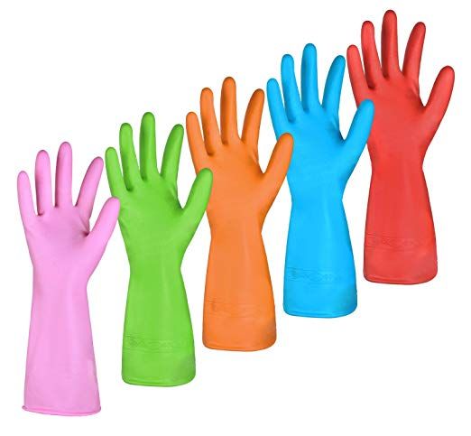 Rubber Gloves | Small | Yellow | Single (2)