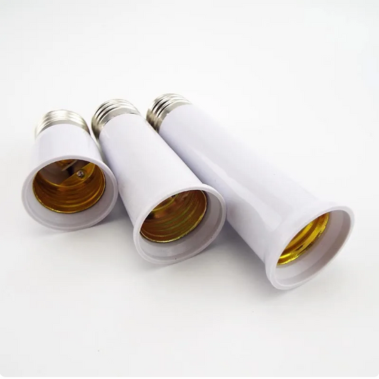 E27 to E27 Extender Lamp Holder Base Bulb Adapter Socket