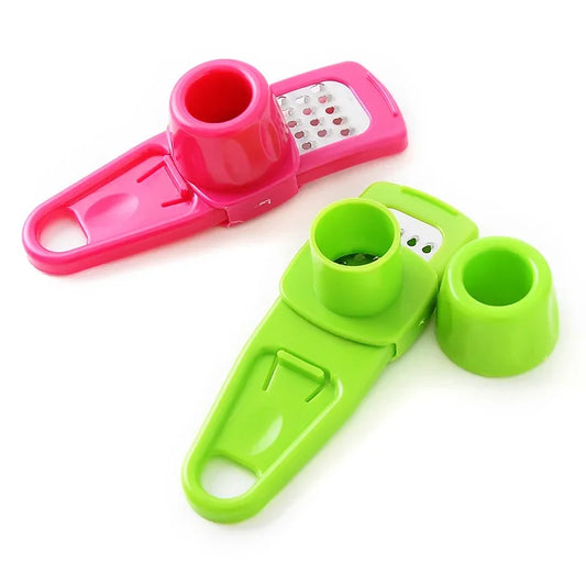 Multi-Functional Manual Ginger Garlic Crusher Press Garlic Grinding Grater