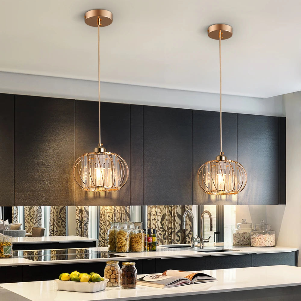Modern Crystal Chandelier Pendant Light - Home Decor