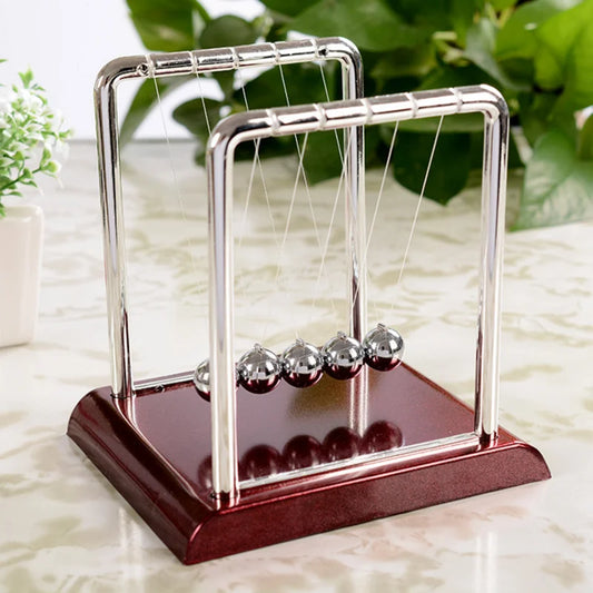 Newton Pendulum Cradle Balance Steel Balls School Teaching