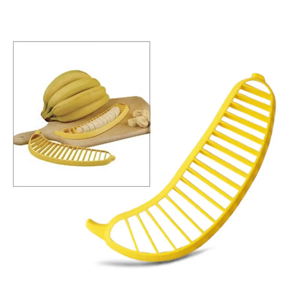 Plastic Banana Slicers Cutter Sausage Shredders Fruit Salad Maker