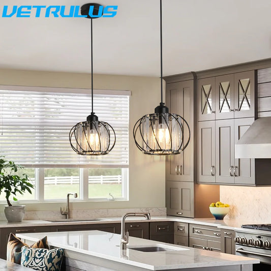 Modern Crystal Chandelier Pendant Light - Home Decor