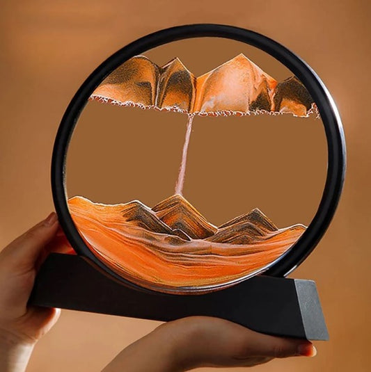 Sand Art 3D Hourglass Sea Sandscape Display 7- Home Decor