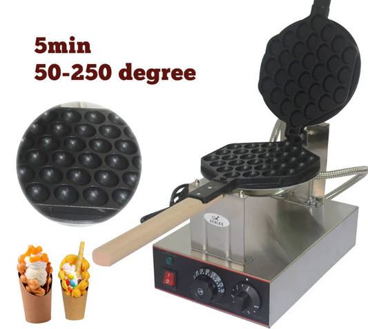 Electric Waffle Maker | Hong Kong Eggettes Puff Waffle