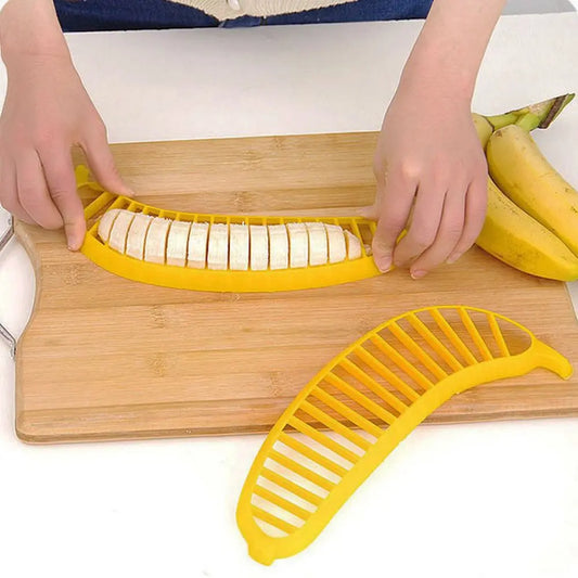 Plastic Banana Slicers Cutter Sausage Shredders Fruit Salad Maker