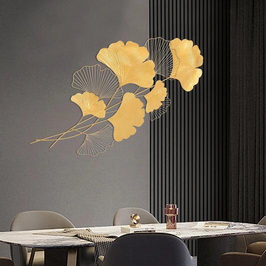 Ginkgo Biloba Metal Wall Décor  Classic Home Ornament
