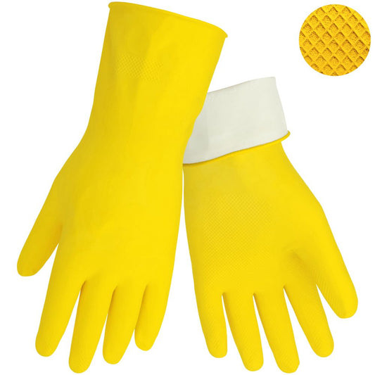 Rubber Gloves | Small | Yellow | Single